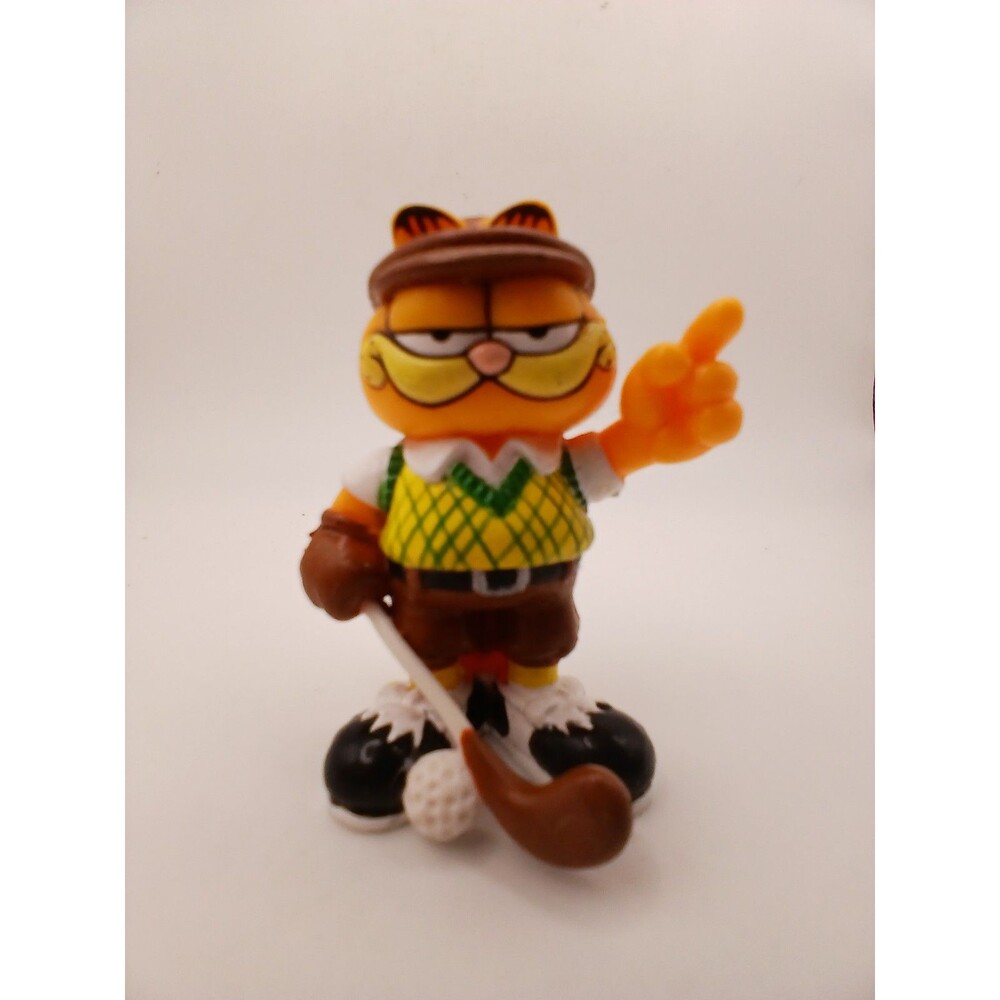 Vintage Garfield Golf Figure 1978 1981 RARE VTG United Features Syndicate